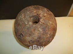 Revolutionary/Civil war 8 50 lb Cannonball Mortar Saratoga N. Y find