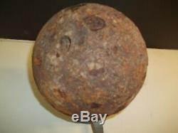 Revolutionary/Civil war 8 50 lb Cannonball Mortar Saratoga N. Y find