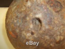 Revolutionary/Civil war 8 50 lb Cannonball Mortar Saratoga N. Y find