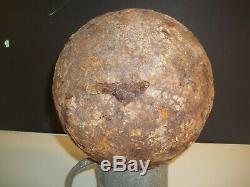 Revolutionary/Civil war 8 50 lb Cannonball Mortar Saratoga N. Y find