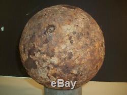 Revolutionary/Civil war 8 50 lb Cannonball Mortar Saratoga N. Y find