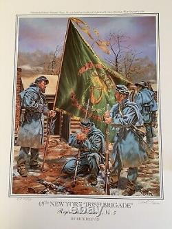 Rick Reeves 69th New York Irish Brigade Civil War Print, Limited Edition