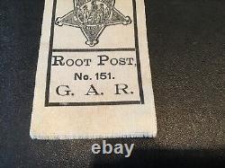 Root Post No 151 G. A. R. Syracuse NY Union Civil War Veteran Memoriam Ribbon