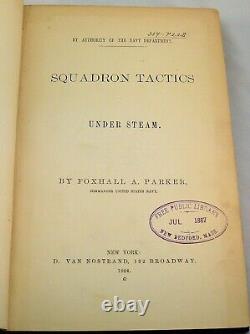 SQUADRON TACTICS Under Steam 1864 Navy Naval Warfare Civil War