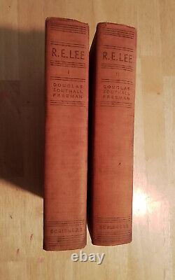 Signed Robert E. Lee- Douglas Southall Freeman Volumes 1 & 2