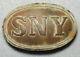 Stunning S. N. Y. Civil War Relic Buckle With Two Hooks From Petersburg, Virginia