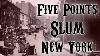 Survival In New York S Brutal Five Points Slum The Bend On Mulberry Street