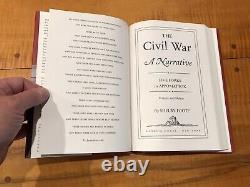 THE CIVIL WAR A NARRATIVE 9 Volume Set Shelby Foote 1974 MINT NEW NEVER READ