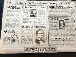 THE NEW YORK TIMES CIVIL WAR LIBRARY Authentic Facsimile Editions Willabee Ward