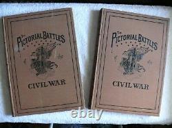 THE PICTORIAL BATTLES OF CIVIL WAR Edit by B. LaBree. New York Sherman Pub 1885