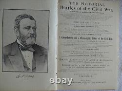 THE PICTORIAL BATTLES OF CIVIL WAR Edit by B. LaBree. New York Sherman Pub 1885