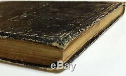 THE PROVERBS 1862 American Bible Society CIVIL WAR NEW YORK Leather Pocket Book