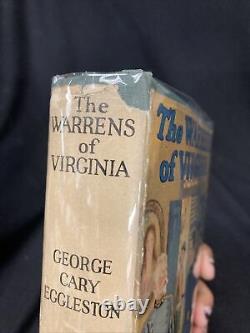 THE WARRENS OF VIRGINIA Eggleston PHOTOPLAY Edition HCDJ 1924 Civil War film