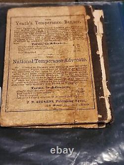 Temperance Hymn Book 1874 J. N. Stearns Rare Civil War Era Hymn Book? Antique