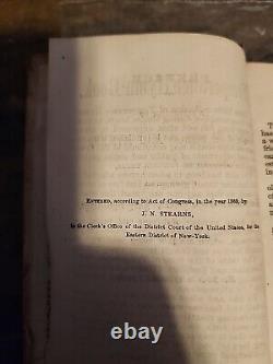 Temperance Hymn Book 1874 J. N. Stearns Rare Civil War Era Hymn Book? Antique