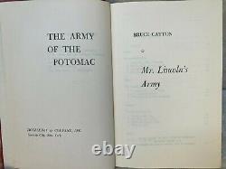 The Army of the Potomac by Bruce Catton 3 Volume Set with Dust Covers