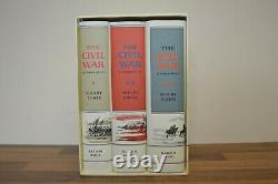 The Civil War A Narrative 3 Vol Set Shelby Foote Folio Society 2010 (D6)