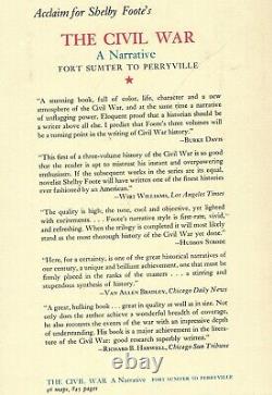 The Civil War Narrative 3 Volumes Hardcover 1958,63,72 Vintage