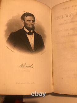 The History Of CIVIL War In America Volume 1/first Edition/illustrated/1863