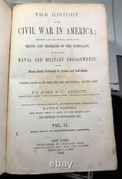 The History Of The Civil War In America Comprising A Full And Impartial