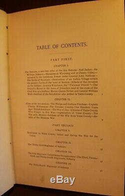 The Military History of Yates County New York 1895 Finger Lakes Civil War 1812
