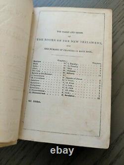 The New Testament Miniature Book 1864 American Bible Society New York Civil War