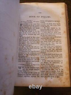 The New Testaments And Psalm 1846 American Bible Society Pre-Civil War