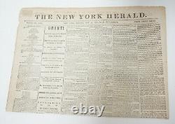 The New York Herald 1864 Newspaper Civil War Era Grant Taking Richmond Map