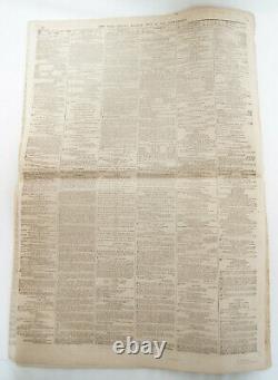 The New York Herald 1864 Newspaper Civil War Era Grant Taking Richmond Map