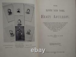 The Ninth New York Heavy Artillery 1899 First Edition CIVIL War Mylar Dj