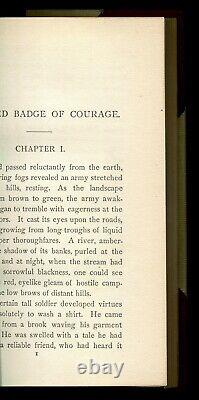 The Red Badge of Courage, Stephen Crane (Appleton 1896) 1st Ed. 2nd Prnt. VF++