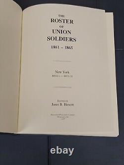 The Roster of Union Soldiers 1861-1865, New York Civil War 5 Vol. Set
