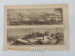 Three Civil War Prints and 1864 New York Tribune