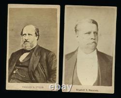 Two 1860s CDVS, Civil War, Boss Tweed Gangs of New York 1860s Original