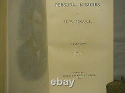 U. S. Grant. Personal Memoirs. First edition, 1885-86, full publisher's morocco
