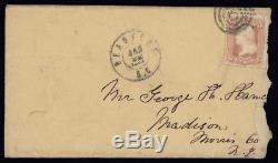 US 1864 Civil War cvr withltr mentions Abe, Sherman's March, Beaufort SC pmk to NY