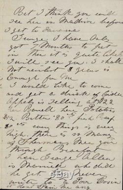 US 1864 Civil War cvr withltr mentions Abe, Sherman's March, Beaufort SC pmk to NY