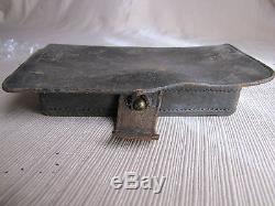 US Civil War Infantry Cartridge Box-Small Ammo Pouch-J. E. Condict New York