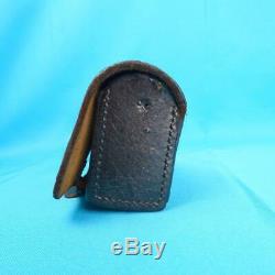 US Navy Civil War Artillery Fuse Box Fuze Pouch with Fuse US Navy Yard NY 1863