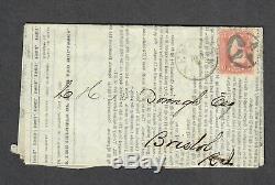 US Sc#65 Civil War 1864 Adversity Cover Sugar Price List NY Fancy Cancel