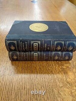 Ulysses S Grant Personal Memoirs 1st Ed Civil War Deluxe Leather 2 Vol Set Books