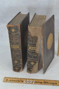 Ulysses S. Grant Personal Memoirs first edition first printing 2 vol set brown