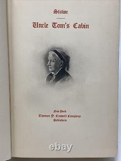 Uncle Tom's Cabin By Harriet Beecher Stowe 1897 HC Crowell Gilt Illustrated