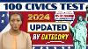 Updated Official 100 Civics Questions And Answers By Category For Us Citizenship Interview 2024