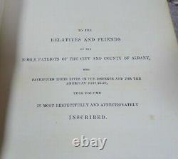 VERY RARE! The Heroes of Albany NY Rufus W. Clark 1867 CIVIL WAR INSCRIBED