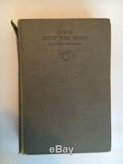 VTG GONE WITH THE WIND by MARGARET MITCHELL FIRST EDITION 2nd Printing June 1936