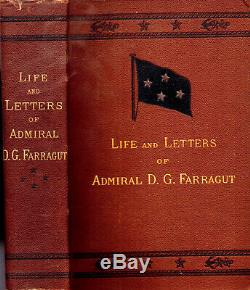 Very Rare 1879 CIVIL War Navy Farragut Illustrated Rare Signed Document Letter