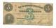 Very Scarce 1862 Civil War 3 Cent Note Van De Bocert Brothers Schenectady Ny