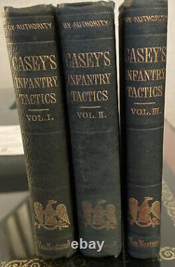 Very nice 1862 Infantry Tactics 3 volume set Casey Civil War
