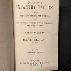 Very nice 1862 Infantry Tactics 3 volume set Casey Civil War